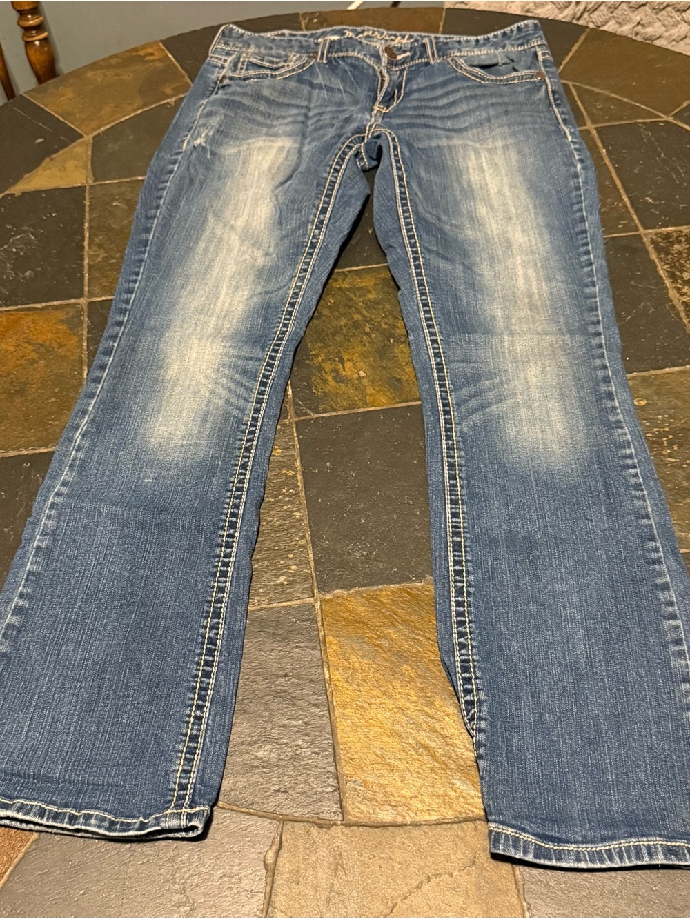 Maurices Faded Blue Bootcut Jeans